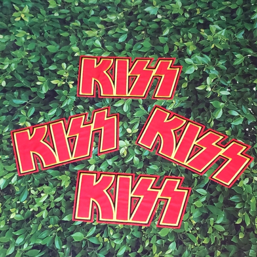 KISS Iron-on Embroidery Patches